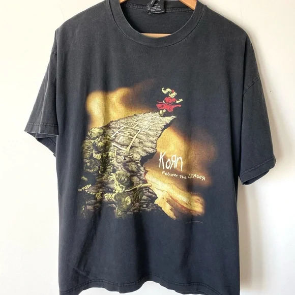 giant | Shirts | Vintage 998 Korn Follow The Leader Band